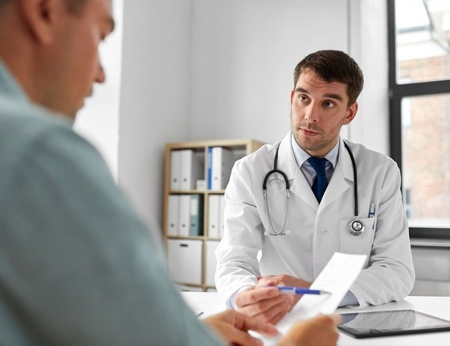 Обследование мужчины